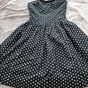 50s Retro Vintage Polka Dot Strapless Dress